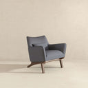 BRAYDEN GREY LINEN ACCENT CHAIR