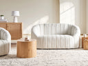 MALUNG CONTEMPORARY VELVET LOVESEAT
