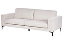 Light beige sofa on a white background