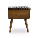 ARIANNA 19" WALNUT END TABLE