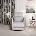 LIA LATTE GLIDER SUEDE RECLINER & SWIVEL CHAIR