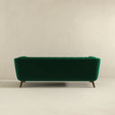 ADELE 85" GREEN VELVET SOFA