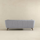 ADELE 85" LIGHT GREY VELVET SOFA