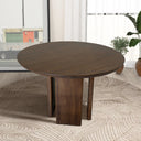 ALDEN ROUND WALNUT DINING TABLE