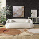 AVA 84" BEIGE BOUCLE SOFA