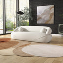 AVA 84" BEIGE BOUCLE SOFA