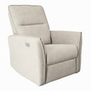 AJA CREAM SUEDE RECLINER CHAIR