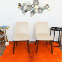 CLOVE BEIGE VELVET DINING CHAIR (SET OF 2)