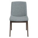 CRYSTAL DINING CHAIR (SET OF 2, Light Grey)