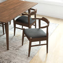 DAISY GRAY FABRIC DINING CHAIR (SET OF 2)