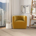 DORA GOLD VELVET SWIVEL CHAIR