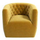 DORA GOLD VELVET SWIVEL CHAIR
