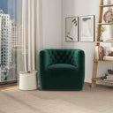 DORA GREEN VELVET SWIVEL CHAIR