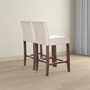 DORIAN BEIGE FABRIC COUNTER CHAIR (SET OF 2)