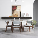 EDWIN LIGHT GRAY FABRIC DINING CHAIR (SET OF 2)