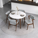 EDWIN LIGHT GRAY FABRIC DINING CHAIR (SET OF 2)