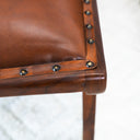 EMILIA TAN LEATHER ACCENT CHAIR