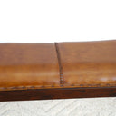 CICI 47" TAN GENUINE LEATHER BENCH