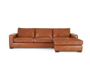 KENNON CONTEMPORARY LEATHER SECTIONAL
