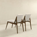 NOUR CREAM FABRIC DINING CHAIR (SET OF 2)
