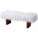 HONDA 51" WHITE KHAKI FUR BENCH