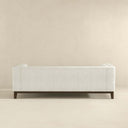 MIA 90" MCM WHITE BOUCLE SOFA