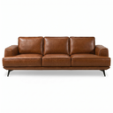 KAIA 98" TAN GENUINE LEATHER SOFA
