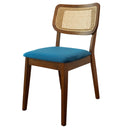 KADEN NAVY BLUE VELVET DINING CHAIR (SET OF 2)