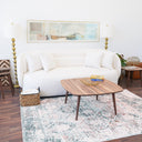 KAMLA 36" WALNUT COFFEE TABLE