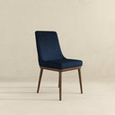 KATE  DARK BLUE FABRIC DINING CHAIR (SET OF 2)