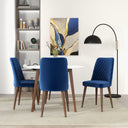 KATIE NAVY BLUE VELVET DINING CHAIR (SET OF 2)