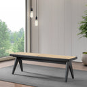 KARA 51" RATTAN BENCH