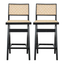 KEIRA RATTAN BAR STOOL (SET OF 2)