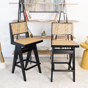 KEIRA RATTAN BAR STOOL (SET OF 2)