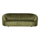 Olive-Green sofa on a white background