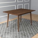 MARY MODERN STYLE SOLID WOOD RECTANGULAR DINING KITCHEN TABLE 47"