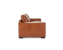 KENNON CONTEMPORARY LEATHER LOVESEAT
