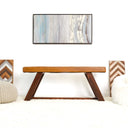 MADDY 47" TAN LEATHER BENCH