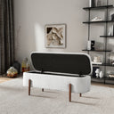 SANA 48" IVORY BOUCLE BENCH