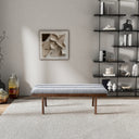 TIA 48" LIGHT-GREY BOUCLE BENCH