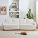 PINA 115" CREAM BOUCLE SOFA