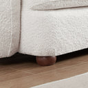 PINA 115" CREAM BOUCLE SOFA