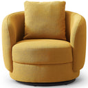DINA GOLD BOUCLE SWIVEL CHAIR