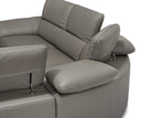 LARA LEATHER SECTIONAL