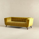 ADELE 85" GOLD VELVET SOFA