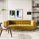 ADELE 85" GOLD VELVET SOFA