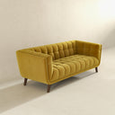 ADELE 85" GOLD VELVET SOFA