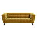 ADELE 85" GOLD VELVET SOFA