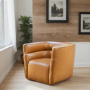 CAPRI TAN VEGAN-ECO SWIVEL CHAIR