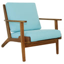 CELIA SKY-BLUE LINEN ACCENT CHAIR